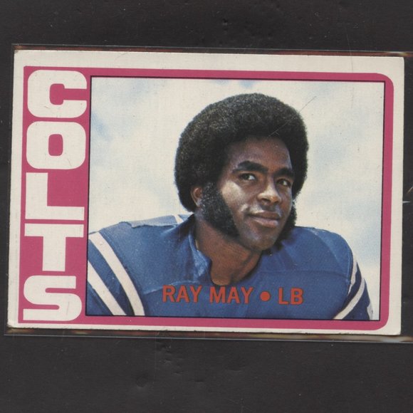 1972 TOPPS HIGH NUMBER RAY MAY BALTIMORE COLTS - Picture 1 of 1